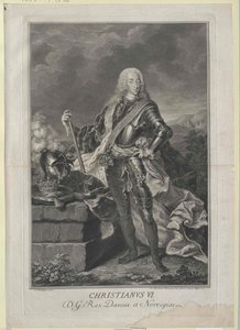 Rei da Dinamarca Christian VI de Artist Unknown