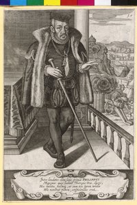 Grão-duque de Hesse Philipp I, o nobre de Artist Unknown