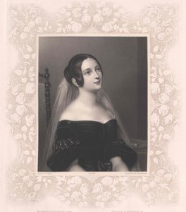 Louise baronesa von Neubeck (gravura) de Artist Unknown