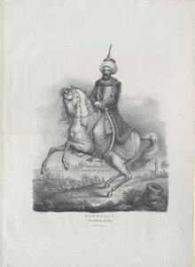 Machmud II, sultão da Turquia, de Artist Unknown