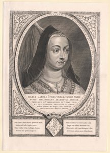Maria de Borgonha (impressão) de Artist Unknown