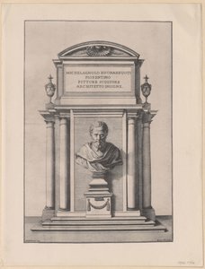 Michelangelo Buonarotti (gravura) de Artist Unknown