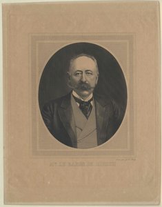 Moritz Baron Hirsch sobre Gereuth (impressão) de Artist Unknown