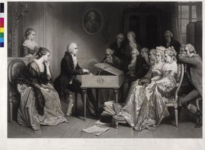 Mozart em Viena de Artist Unknown