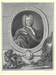 Nikolaus Bartholomew Baron von Danckelmann (gravura) de Artist Unknown