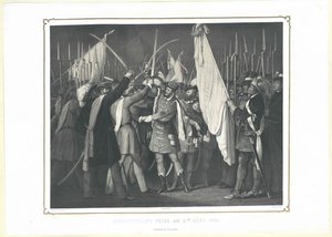 Da cerimónia da Constituição em 15 de março de 1848 de Artist Unknown