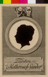 Paulina, condessa Sandor von Slavnicza (impressão) de Artist Unknown