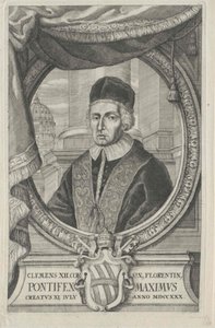 Papa Clemente XII (impressão) de Artist Unknown