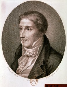 Retrato de Alessandro Volta (gravura) de Artist Unknown