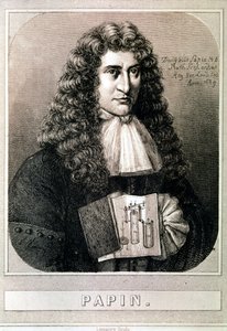 Retrato de Denis Papin (água-forte) de Artist Unknown