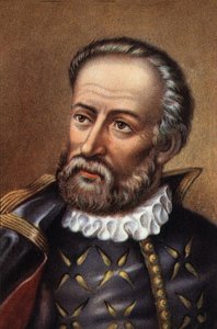 Retrato de Fernão de Magalhães Navegador português (cromo) de Artist Unknown