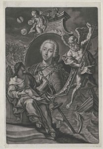 Príncipe de Inglaterra Karl Eduard (impressão) de Artist Unknown
