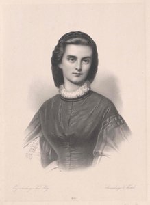 Princesa na Baviera-Gelnhausen Marie (impressão) de Artist Unknown