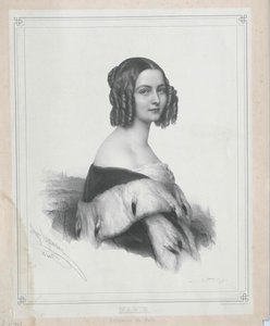 Princesa de Baden Marie (impressão) de Artist Unknown