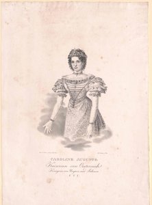 Princesa da Baviera (1792-1873) Carolina de Artist Unknown