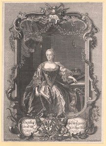 Princesa da Baviera Maria Josefa de Artist Unknown