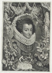 Princesa de França Elisabeth (impressão) de Artist Unknown