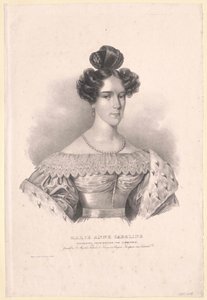 Princesa da Saboia-Sardenha Maria Anna de Artist Unknown