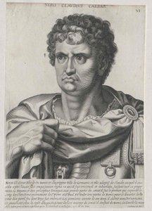 Imperador romano Nero (impressão) de Artist Unknown