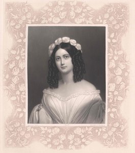 Rosalie Julie von Wuellerstorf e Urbair (gravura) de Artist Unknown