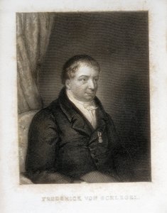 SCHLEGEL, Friedrich von (1772-1829). Poeta, crítico e académico alemão. Líder crítico do Romantismo alemão. Gravura. de Artist Unknown