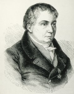 SCHLEGEL, Friedrich von (1772-1829). Poeta, crítico e académico alemão. Líder crítico do Romantismo alemão. Gravura de Artist Unknown