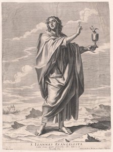 São Joanes, o evangelista de Artist Unknown
