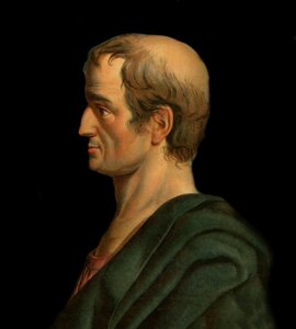 Sólon, advogado, poeta e comerciante grego - Retrato de Sólon, legislador e poeta de Atenas de Artist Unknown