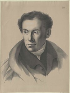 Vasily Andreyevich Zhukovsky (impressão) de Artist Unknown