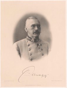 Viktor count Dankl von Krasnik (impressão) de Artist Unknown