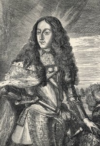 WILLIAM III de Orange (1650-1702). Rei de Inglaterra, Escócia e Irlanda (1689-1702), da Casa de Nassau. Gravura de Artist Unknown