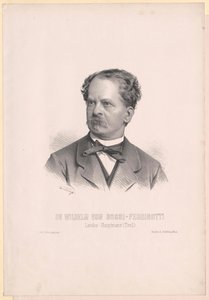 Wilhelm Bossi-Fedrigotti de Belmonte (impressão) de Artist Unknown