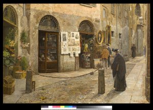 Via San Bernardino alle Ossa em Milão, Itália, 1912 de Arturo Ferrari