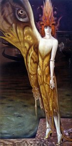 Retrato da Marquesa Luisa Casati (1881-1957), de Arturo Martini (1885-1947) em 1912.