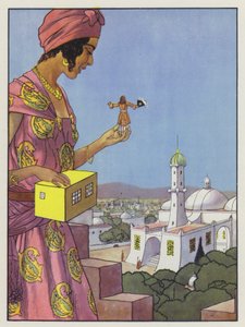 Ilustração para viagens de Gulliver por Jonathan Swift de Artus Scheiner