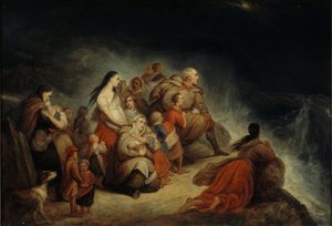 A Tempestade, cerca de 1820. de Ary Scheffer