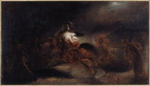 Lénore, les morts vont vite, ca. 1830 (óleo sobre tela) de Ary Scheffer