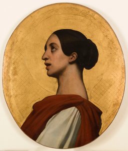 Retrato de Pauline Viardot como Santa Cecília de Ary Scheffer