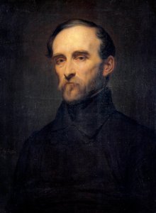 Retrato de Eugene Cavaignac (1802-1857) Governador Geral da Argélia Pintura de Ary Scheffer (1795-1858) Século XIX. Dim. 0,76x0,56 m. de Ary Scheffer