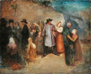Cena de um Êxodo, c.1858 de Ary Scheffer