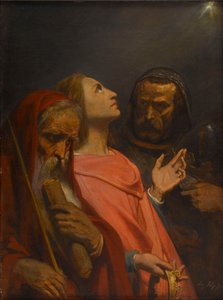 A Adoração dos Magos, 1841-1844. de Ary Scheffer