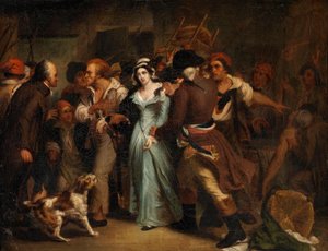 A detenção de Charlotte Corday de Ary Scheffer