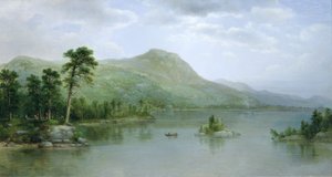 Montanha Negra das Ilhas Harbour, Lago George, Nova York, 1875