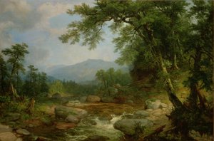 Montanha do monumento, Berkshires, 1855-60 de Asher Brown Durand