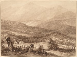 Montanhas Brancas (?) de Asher Brown Durand