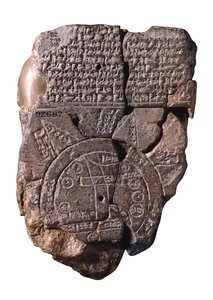 O mapa babilônico do mundo, c. 510-c. 500 aC