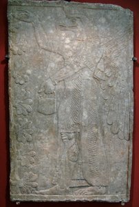 Alívio do palácio de Ashurnasirpal II em Kalhu, Nimrud, século IX aC. de Assyrian Art.