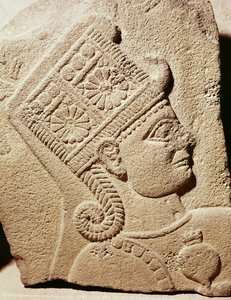 Relevo retratando a cabeça de um jovem príncipe, de Carchemish, Turquia, neo-hitita, 10º-8º século aC