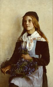 A rapariga da anémona azul (pintura)