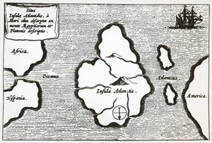 Mapa da Atlântida, de 